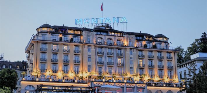Art Deco Hotel Montana Hotele w: Lucerna