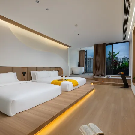 Jiangpan No.1 Starry 180° Ultra-Front Riverside View Luxury Resort Homestay (Libo Ancient Town) Ξενοδοχεία στην πόλη Λίμπο