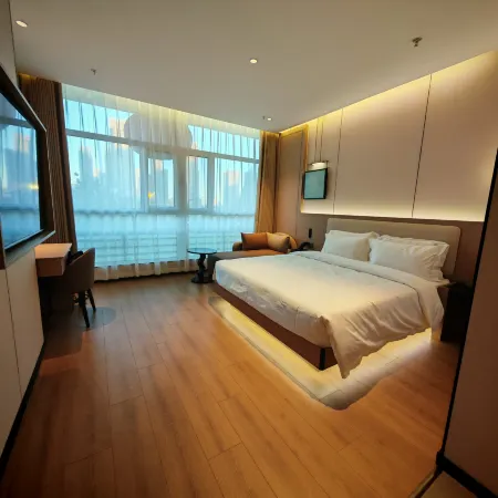 Yating Hotel (Tianjin Ancient Culture Street Tourist Area) Отели рядом с достопримечательностью «Станция метро Gulou»