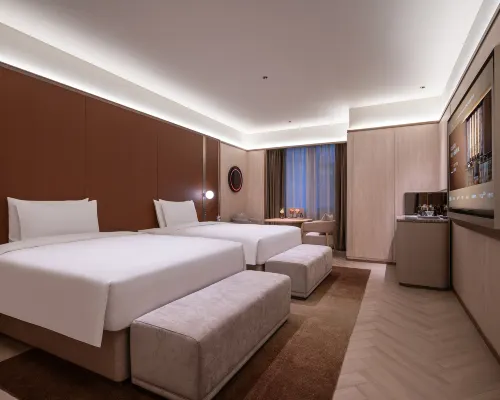 Crystal Hotel Yanji West Market Internet Famous Wall Rum Photos