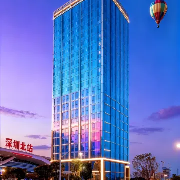 枕畔·戴維斯丨Balcony Penthouse（深圳北站滙隆中心店） 白石龙附近的飯店