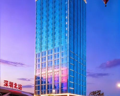 枕畔·戴維斯丨Balcony Penthouse（深圳北站滙隆中心店） 白石龙附近的飯店