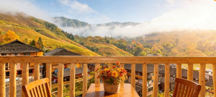 Longji terrace walk Yunju intelligent panoramic Hotel(Qianceng Tianti Observatory Store) Hotels in Longsheng Various Nationalities Autonomous County