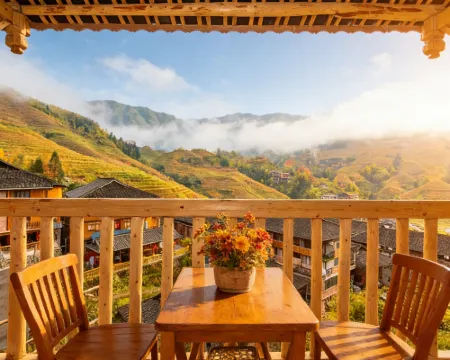 룽지 테라스 워크 윤주 인텔리전트 파노라마 호텔(첸청 티안티 전망대 지점) 룽성 호텔