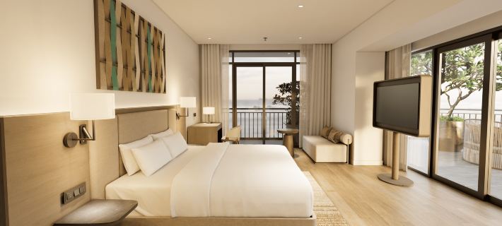 Tra Co Long Beach Hotel & Resort Отели в г. Монгкай