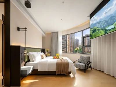 Puyu · Envision·Cinema Private Hot Spring Designer Hotel (Penshuici Jiaxiu Tower Branch), Guiyang Hotels in Nanming District