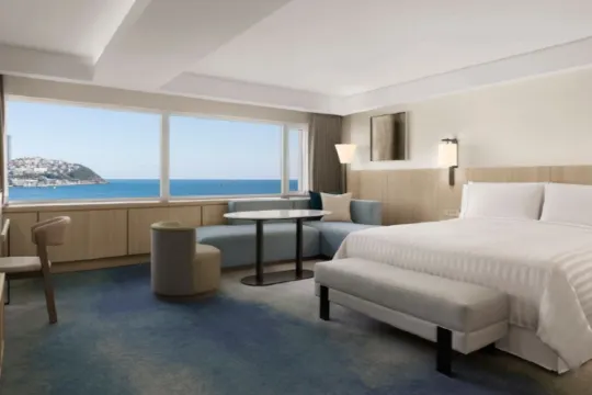 ウェスティン 朝鮮 釜山の客室の様子