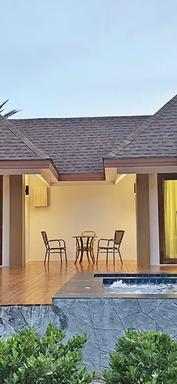 วิลล่าสระน้ำสองห้องนอน