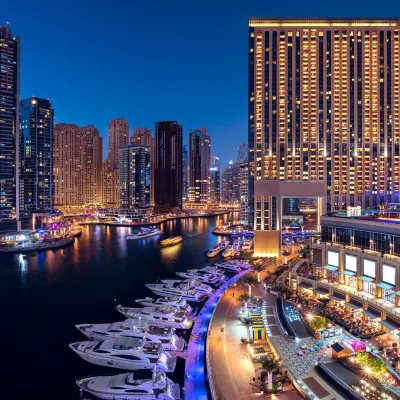 JW 메리어트 호텔 마리나 DAMAC 프로퍼티스 지하철역 주변 호텔