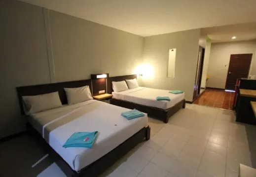 ห้องพักสำหรับสี่ท่านพร้อมระเบียง