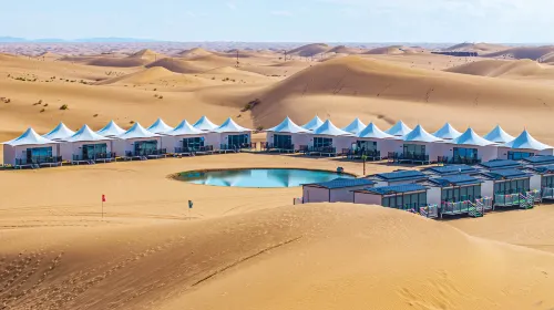 Zhongwei Star Guide | Parent-Child Study Tour | Desert Lakes | Five Lakes Crossing | Camping Base