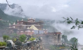 단바 Art Fan Gu Homestay 4성급 호텔 레스토랑