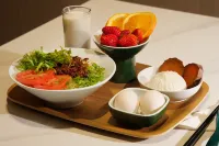 Qingban · HuQuan MeiSu hotel - فطور