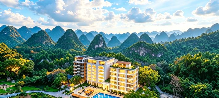 Miao Zai Shan Ye resort hotel (Yangshuo Yulong River Qian Gu Qing Branch) Отели в г. Яншуо