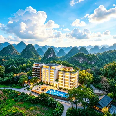 Miao Zai Shan Ye resort hotel (Yangshuo Yulong River Qian Gu Qing Branch) 웨량산(월량산) 주변 호텔