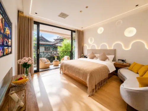 Nanxi Bieyuan · Balcony Ancient City View · Smart AV Chinese Inn (Chuxiong Yi Ancient Town)