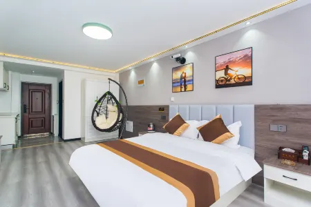 Orjia Apartment Hotel Jiaodong International Airport Отели рядом со станцией Qingdaojichang Railway Station
