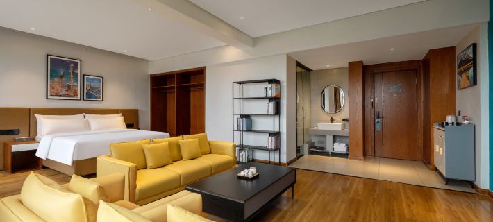 Verona Lanshang Hotel (Badaju Zibo Railway Station) 쯔보 호텔