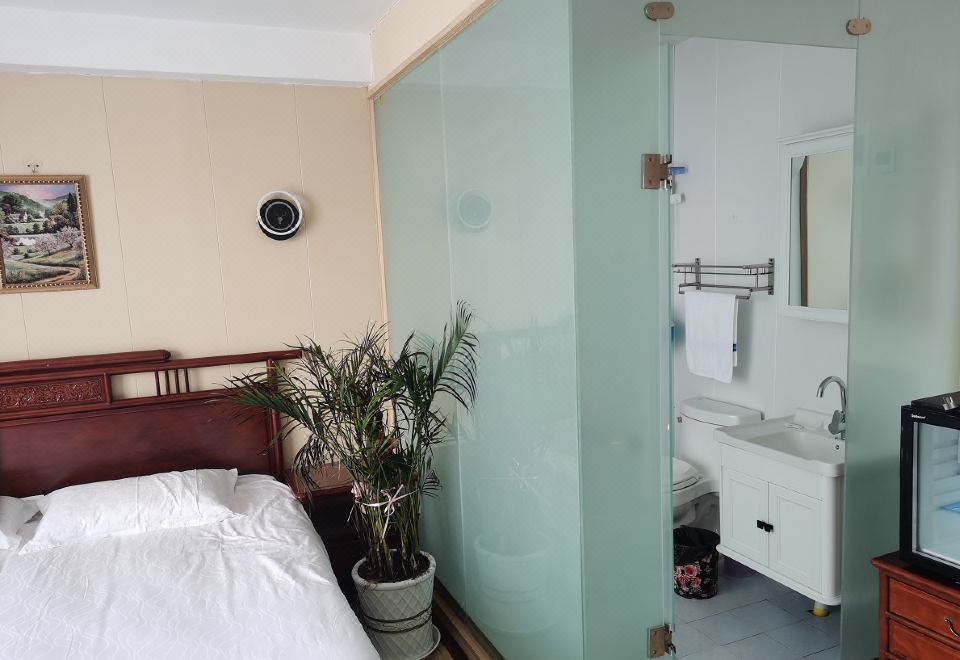 하얼빈 장완 위강 호텔의 깨끗한 객실 모습