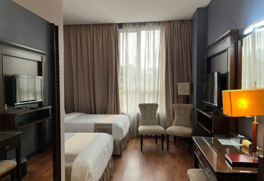 호텔 조식 및 로비