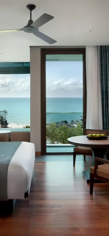 ห้องเตียงคิงไซส์พร้อมวิวทะเล