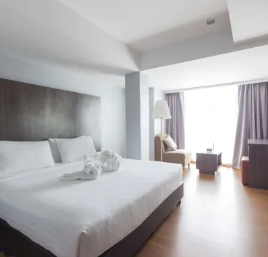 ห้องพักพร้อมเตียงคิงไซส์