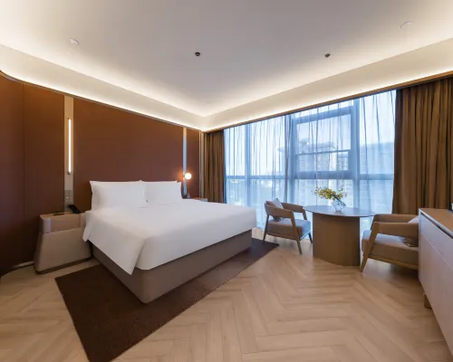 Beijing Houshayu New International Exhibition Center Crystal Orange Hotel Kamar Photos