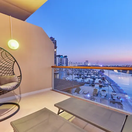 Sea View Luxury Studio in Palm | Near Nakheel Mall