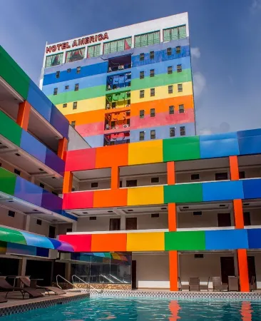 Fave Hotel Angeles City formerly Hotel America Отели рядом с достопримечательностью «Филдс-авеню»