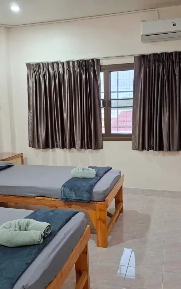 ห้องเตียงแฝด พร้อมวิวภูเขา