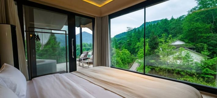 Qingcheng Senxun Mountain Scenery Villa Hotels in Dujiangyan
