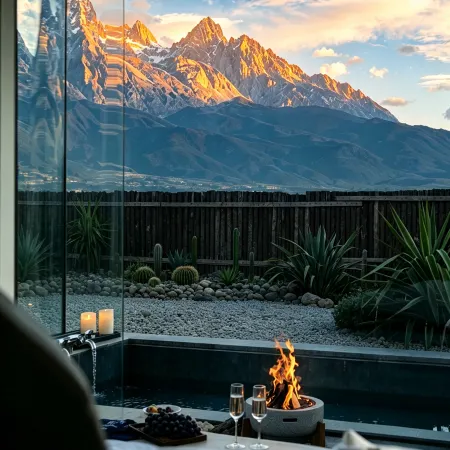 Luxcreek Space Pod | Enjoy Snow Mountain Sunrise View · Private Hot Spring · Vacation Homestay