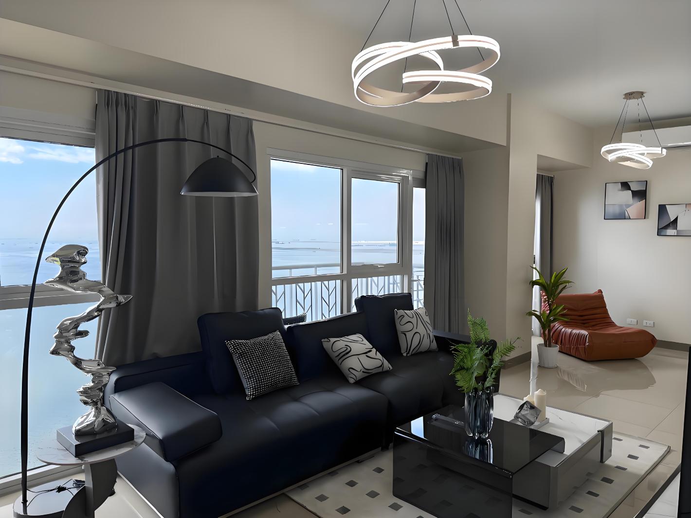 Luxurious Modern Cozy Manila Bayview Pool View 1 2 3 Bedrooms Near Manila Airports Okada Solaire MOA Hotels in Paranaque