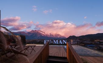 Fuman | Sky City • Panoramic View of Snow Mountain and Ancient City 360° Infinity Pool Vacation
