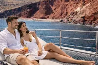 Sun Rocks Boutique Hotel | Caldera View Suites & Sunset Dining Experience - Beach