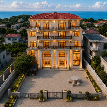 Meizhou Island HeMu (Mazu Ancestral Temple Branch) – 180° Ocean-View Homestay with Front-Row