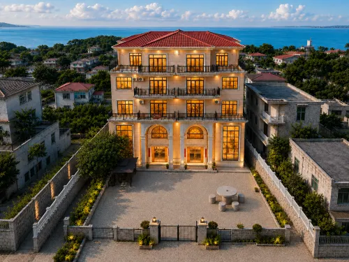Meizhou Island HeMu (Mazu Ancestral Temple Branch) – 180° Ocean-View Homestay with Front-Row - Parvekkeita
