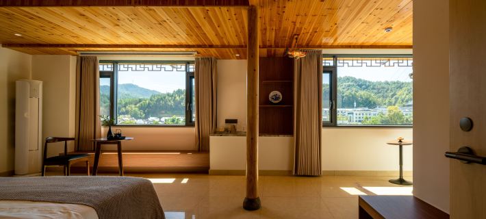 She Ancient City Riverside · Hui-style River View Aesthetic Space (Huizhou Ancient City) Hotel a Shexian