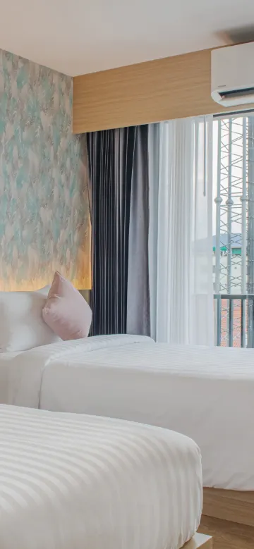 ห้องซูพีเรียร์ เตียงเดี่ยว 2 เตียง