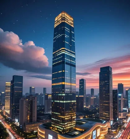 Kerry Guanyue Executive Hotel (Chongqing Guanyinqiao Pedestrian Street Branch) Отели рядом с достопримечательностью «Hong'en Temple Forest Park»