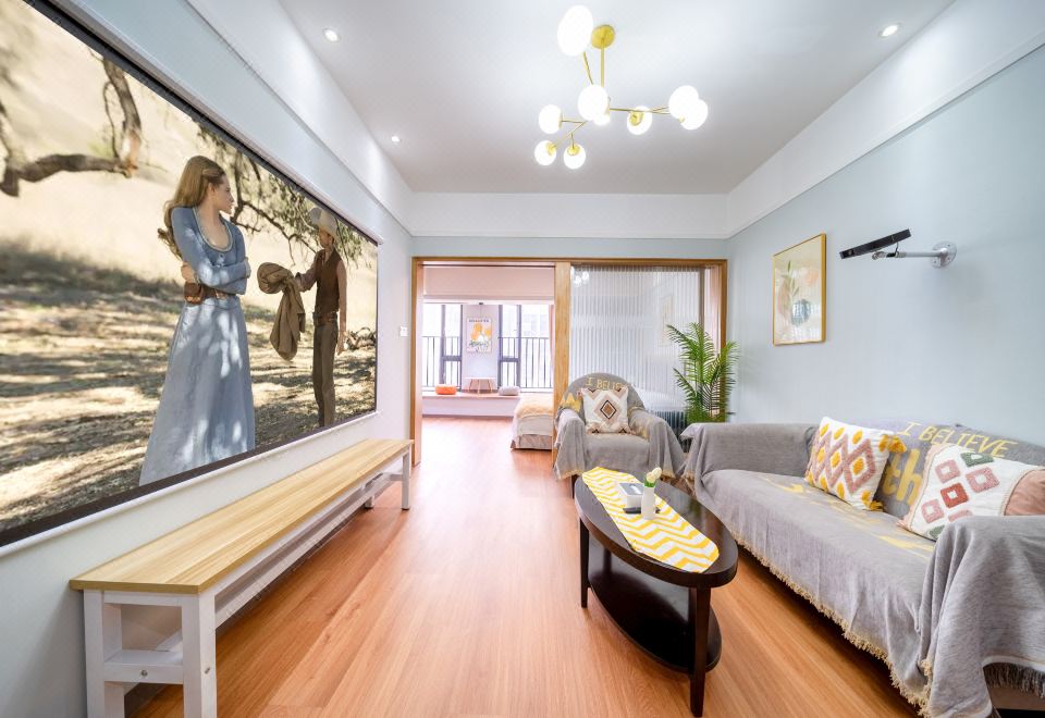 Shimei Cinema Hotel Apartment 객실 내 프로젝터 시설