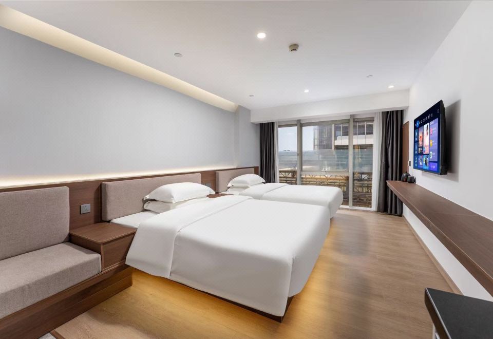 메이즈 후안펑 레지던스 주변의 광저우 야경