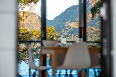 Dock of The Bay Hotels near BIG4 Iluka on Freycinet Holiday Park