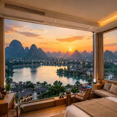 Yuesu Waterfront Hotel Отели рядом с достопримечательностью «Лунный холм»