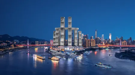 NASA Yunduan High-altitude Riverview Hotel (Chongqing Jiefangbei Pedestrian Street) Отели рядом с достопримечательностью «Chongqing Technology and Business University»