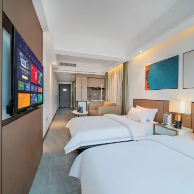 ChongQing M apartment โรงแรมใกล้หอสมุดฉงชิ่ง