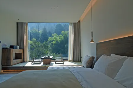 Qing cheng shan Xi Chuang xian Lin Xi sen yang si Tang villa Отели рядом с достопримечательностью «Chengdu Institute Sichuan International Studies University»