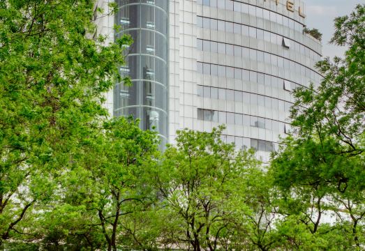 Sofitel Xi'an 호텔 내부 고급스러운 로비 인테리어