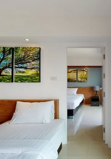 ห้องแฟมิลี่สวีทแบบไม่มีระเบียง