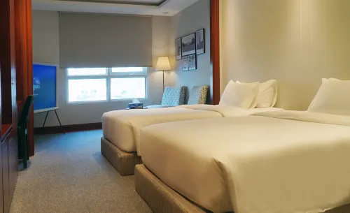 Manor Studio near CBD, 2 Twin Beds view Landmark81